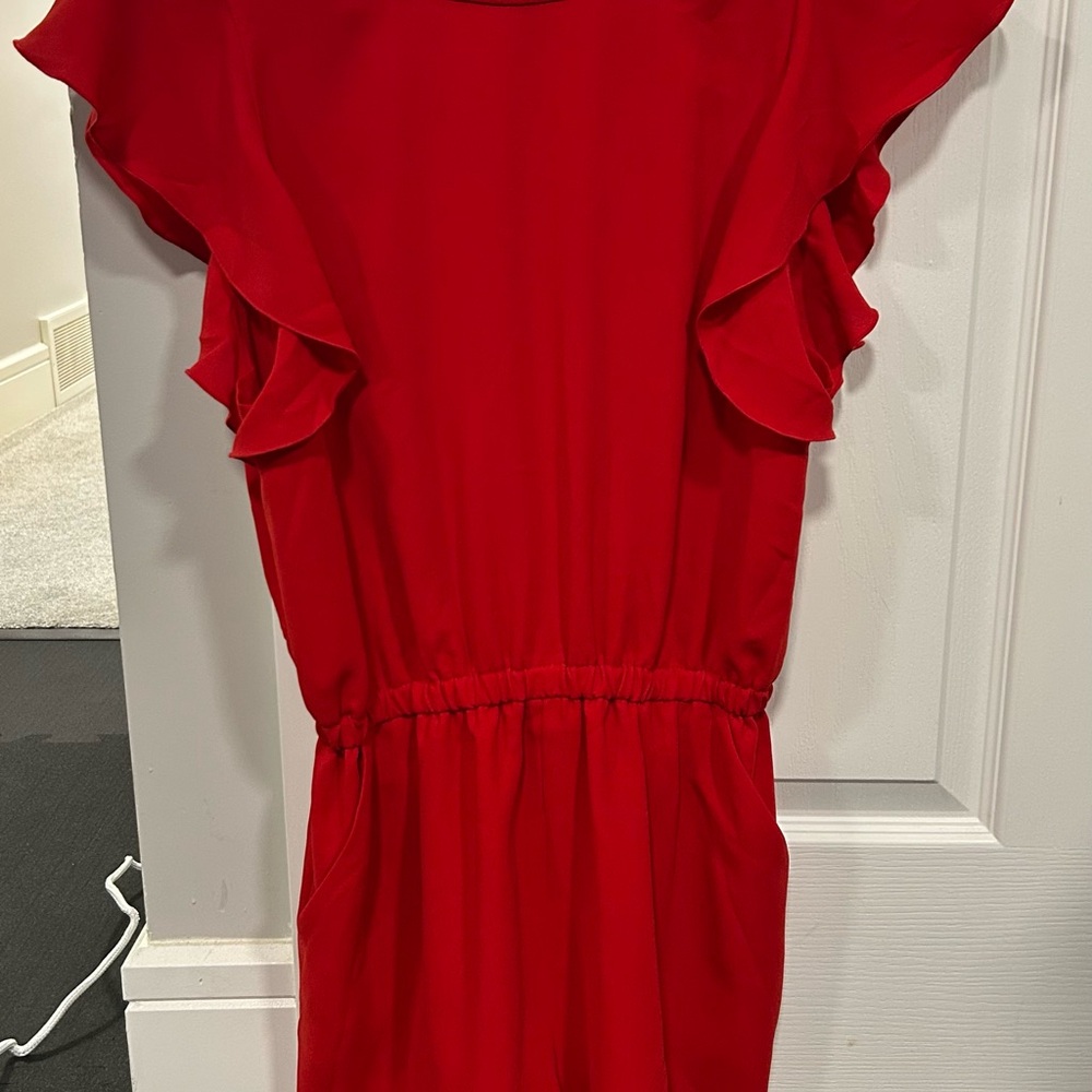 Wilfred Vibrant Red women’s mini Dress with shorts